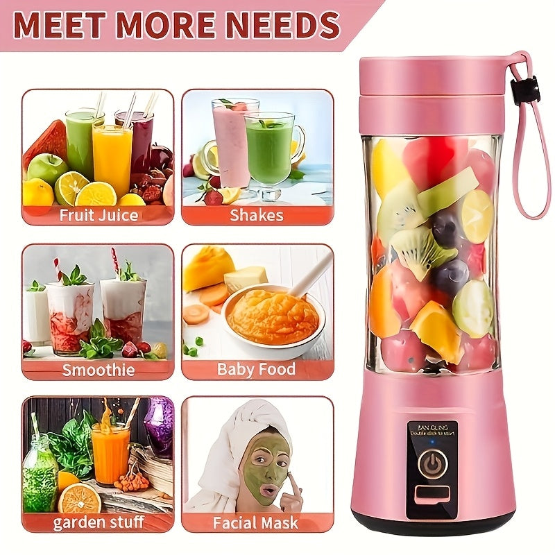 A Compact Electric Blender for Juices, Coffee, Milkshakes, And Smoothies. It's Rechargeable And Easy to Carry, Perfect for Outdoor Activities And As A Camping Gift 1PCSsingle Cup Low Power/2pcs