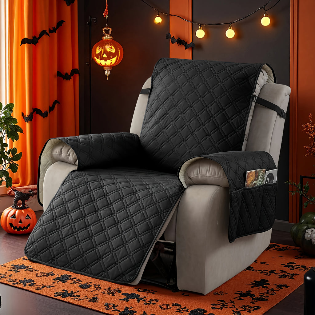 Multi-Functional 23-Inch Recliner Cover with Practical Pockets - Easy to Install, Scratch-Resistant, Machine Washable, Suitable for Outdoor Use And Pet Protection, Easter Decoration