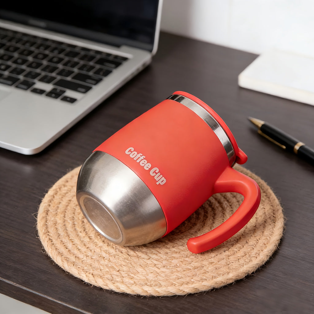 16.91oz Stainless Steel Insulated Coffee Mug with Lid, Double-walled Vacuum Insulated, Suitable for Hot And Cold Drinks, Ideal for Home, Outdoor, Camping, Birthdays, Holidays, Thanksgiving, Christmas, And Halloween Gifts.