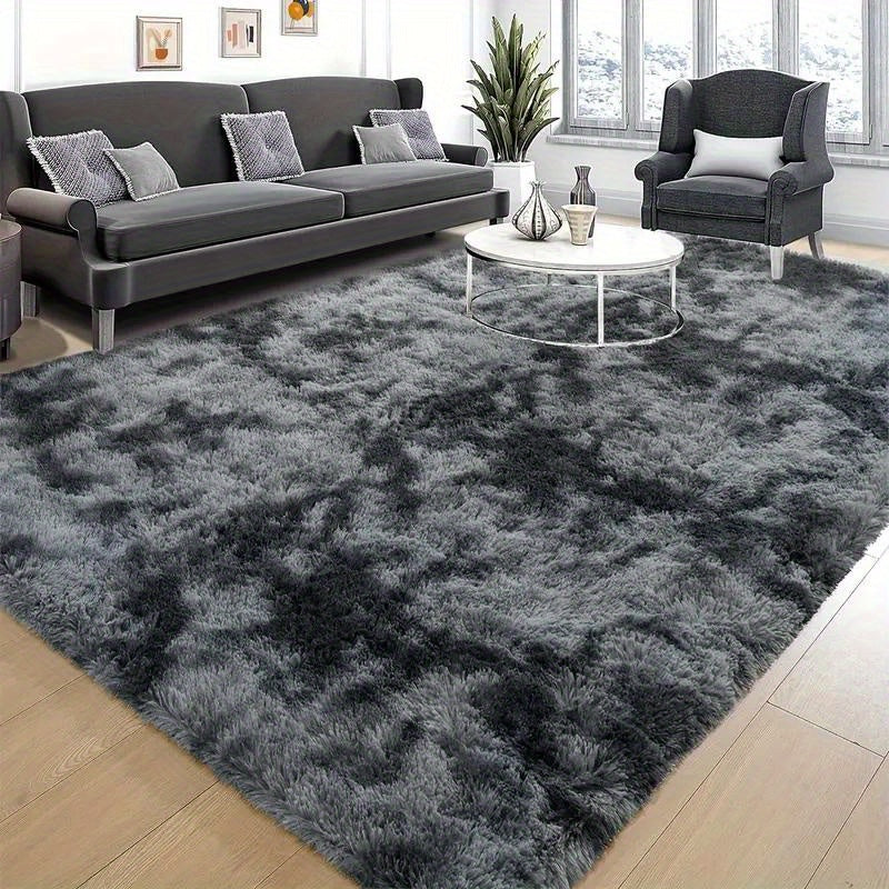 Extra Large Shaggy Rug Suitable for Living Room & Bedroom - Soft with PVC Backing, Machine Washable Anti-Slip Floor Mat, Modern Fluffy Floor Suitable for Christmas, for Decor, Use, Large Rectangular