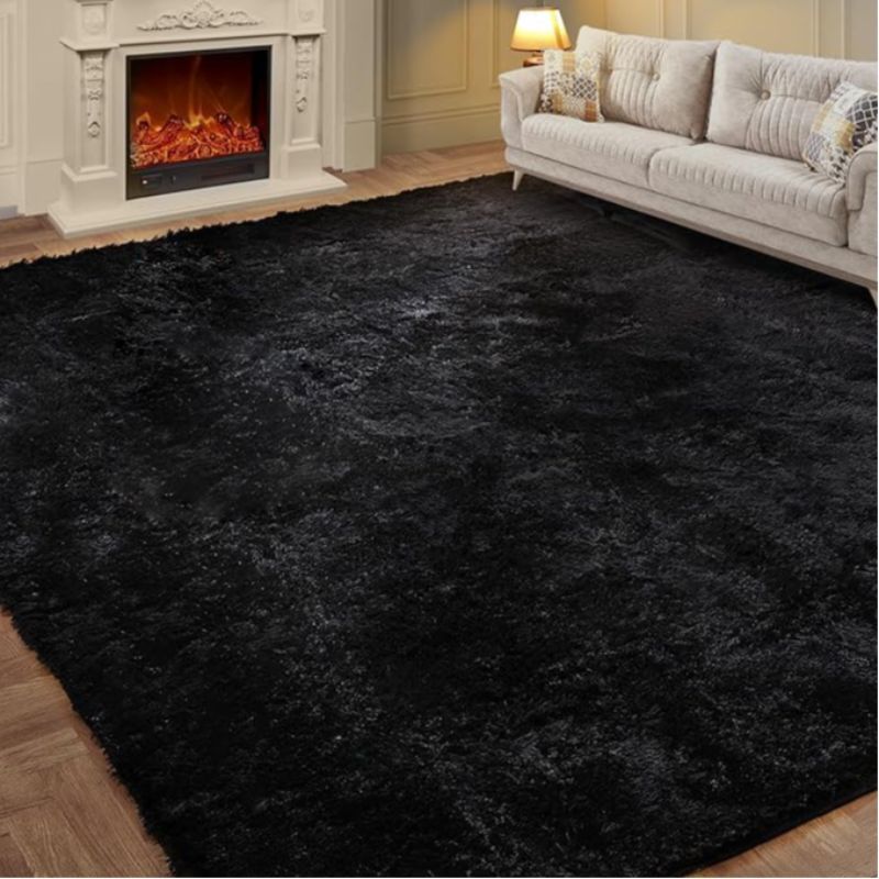 Fluffy 6x9 Area Rugs for Living Room, Large Living Room Carpet, Big Shaggy Rugs for Bedroom, Thick Fuzzy Dorm Rug, Soft Indoor Floor Rug for Room Decor Aesthetic, Christmas decoration home gifts