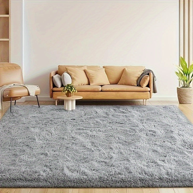 1pc Of Ultra Soft And Thick Fluffy Living Room Carpet, Non Slip, Soft, Comfortable, Fashionable, High-end, Available In Various Sizes And Colors. The Carpet Can Be Used for Bedroom, Dining Room, Living Room, And Office Decoration, Home Decoration