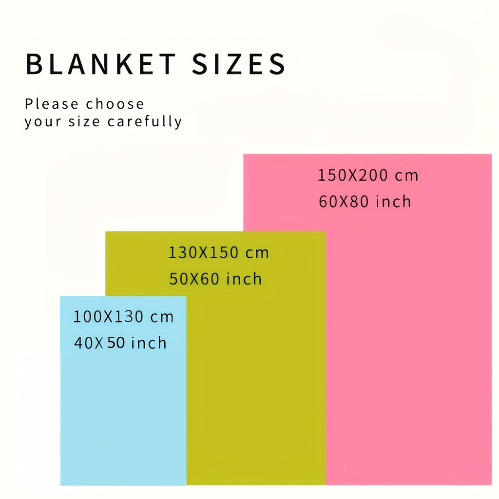 1pc of 280gsm 2DCustomized Photo Flannel Blanket- Soft, Warm, and Cozy| Perfect for Home, Travel and Office| Perfect Birthday and Anniversary Gifts| Modern Style with Printed Design| All-season Comfortable, Personalized Blanket