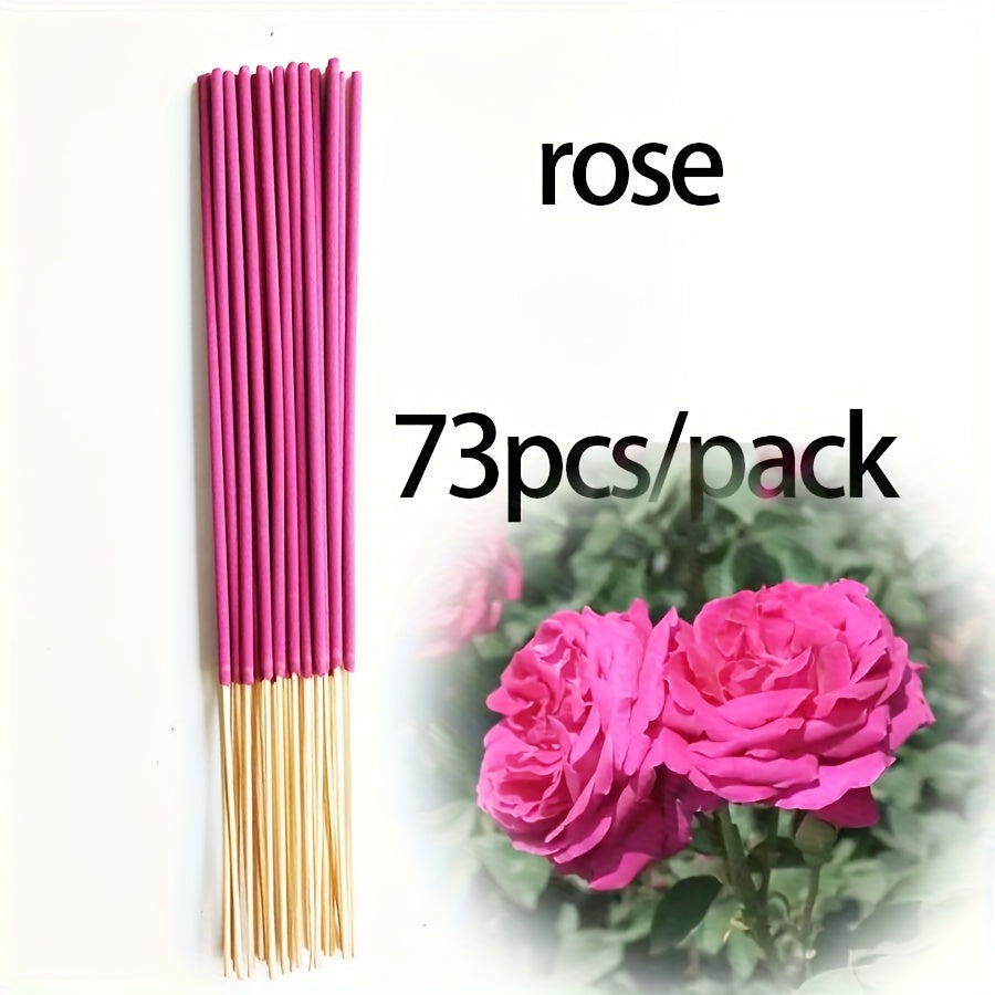 73/ 170pcs Incense Sticks for Home Use, Bamboo Sticks with Various Flavors to Choose from