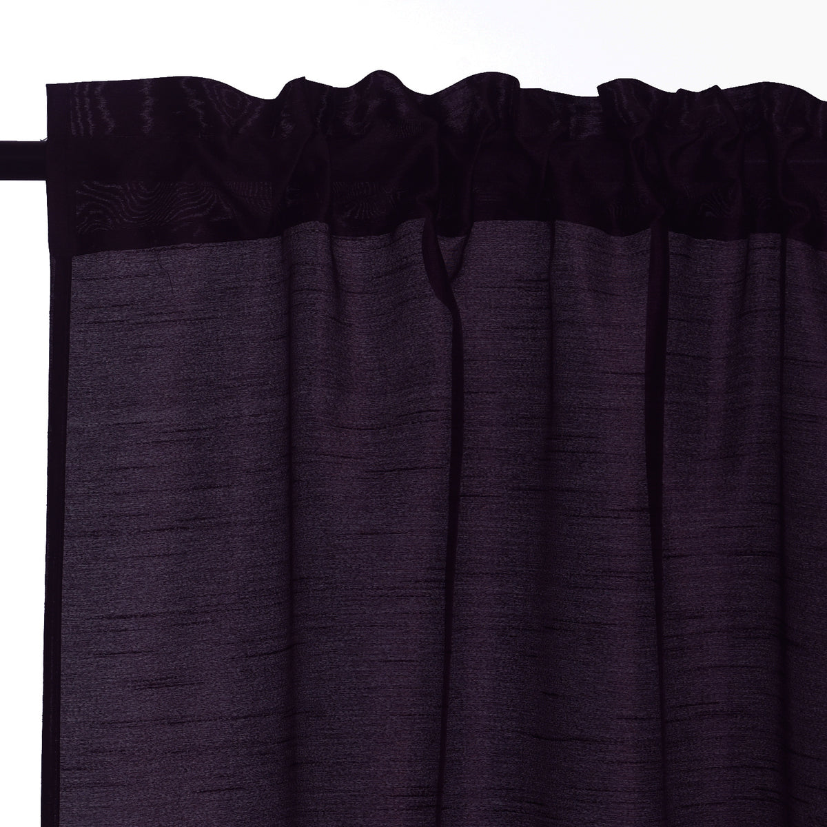 3 Panels Faux Silk Solid Color Sheer Kitchen Curtains Set Rod Pocket Design with 2 Tiers 26x36 inch Each and 1 Valance 52x14 inch for Kitchen Bathroom Privacy Drapes and curtains