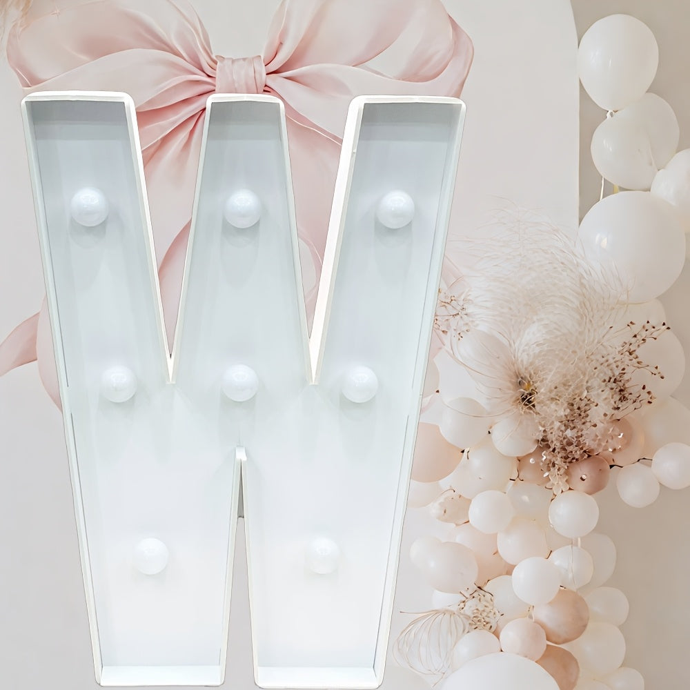 Warm White Lighted Letter Boards, 3FT GBC/MARRY ME//LOVE/HBD for Birthdays, Anniversaries & More Wall Pediments KT Board Marquee Letters Light
