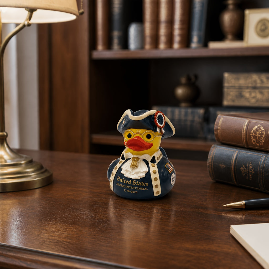 A 250th Anniversary Commemorative Edition Liberty Eagle Duck - 1776-2026 Memorial Collectible Resin Sculpture, Suitable for Placement in Multiple Scenes, Fully Loaded with Historical Commemorative Attributes, a Unique Cultural Symbol, an Exclusive