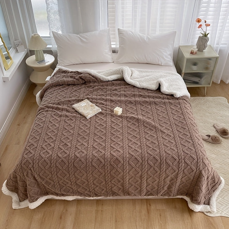 Double-Sided Taffeta Blanket Perfect for All Seasons, Soft Against The Skin And Gentle on The Skin, Ideal As A Sleep Blanket Or for Use with Air Conditioning. Machine Washable, It Makes The Perfect Gift for Holidays Or Home Decor. Colors Are Random