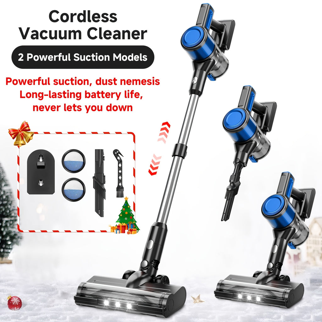 45-70Kpa Powerful Vacuum Cleaner Kits (Corded / Cordless) & Motor Only Option Available, Stick Vacuum with 45min Runtime, Anti-Tangle Vacuum Cleaners, 50.72oz Dust Cup, Rechargeable Corded and Wireless Vacuum for Hardwood Floor Carpet Pet Hair