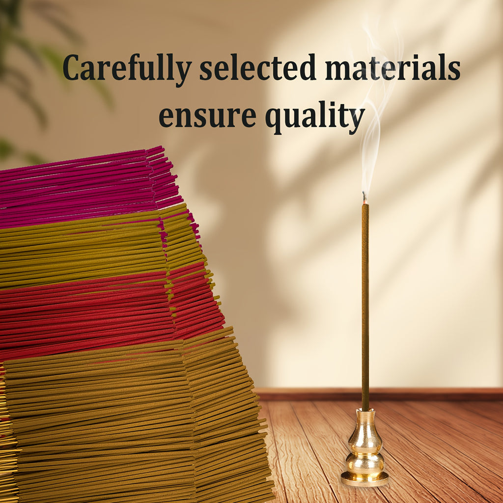 4 Sets Of 200 Aroma Sticks - Including Jasmine, Rose, Patchouli, And Sacred Wood Scents - Suitable For Purification, Yoga Meditation, And High-concentration, Long-lasting Fragrance; A Great Gift For Friends And Family.