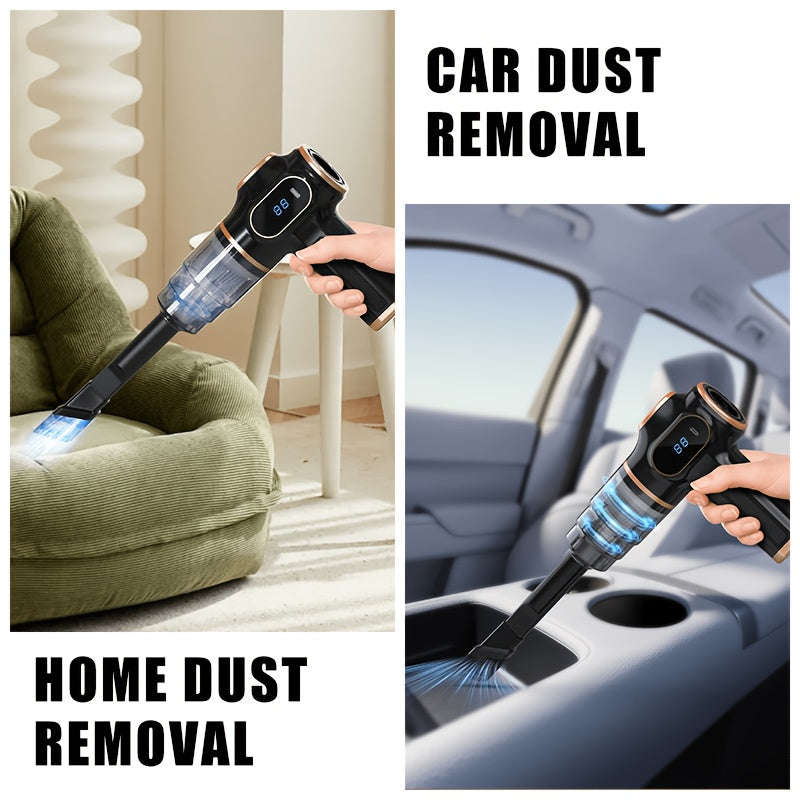 Cordless Handheld Vacuum Cleaner for Car, Home & Pet Hair Cleanup, Type-C Charging with Listed Digital Display and Washable Filter, Model Options