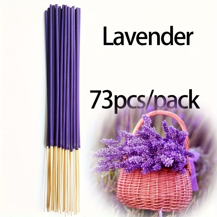 73/ 170pcs Incense Sticks for Home Use, Bamboo Sticks with Various Flavors to Choose from