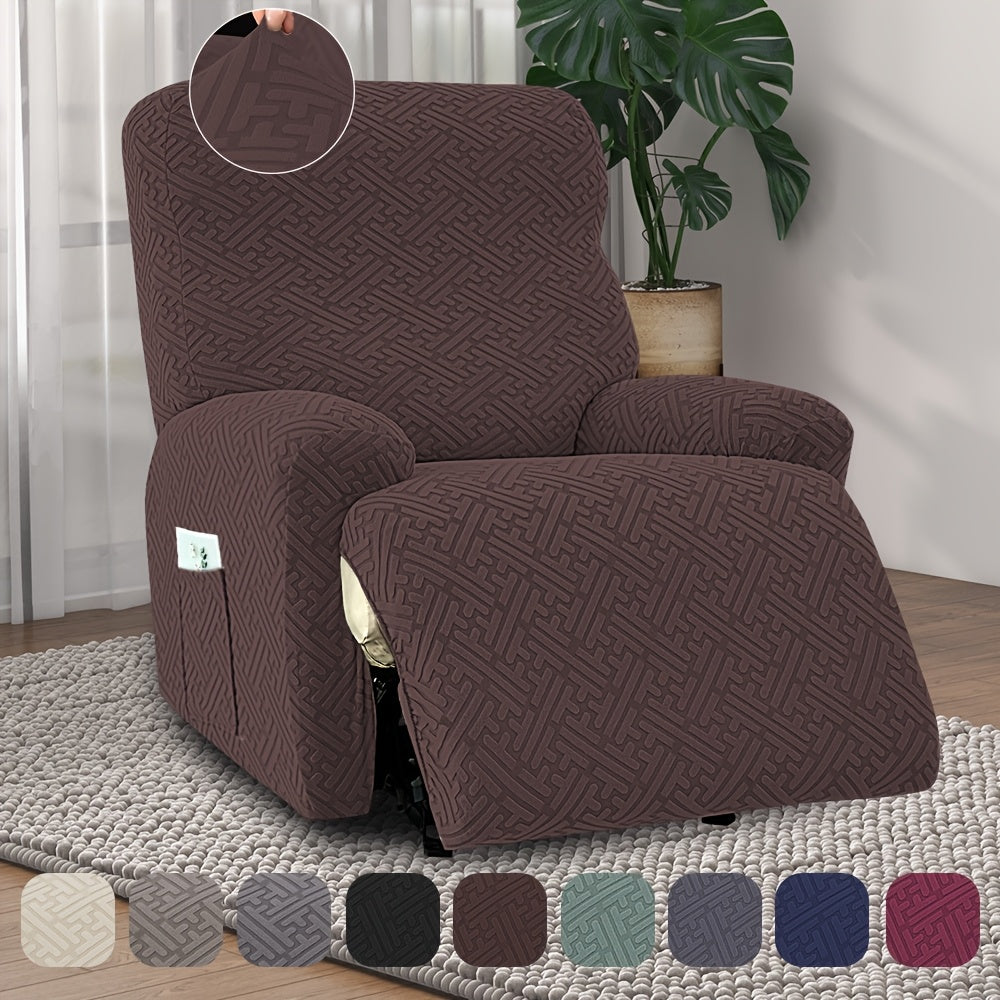 1SEAT 2026 NEW Recliner Slipcovers, Four Seasons Stretch Recliner Slipcover with Pocket, Removable, Washable, And Soft Recliner SlipChair Cover Suitable for Living Room Sofa Cover Home Decor, Easter Decorations for Home, St Patricks Day.
