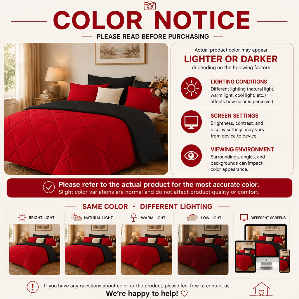 Diamond Quilted Comforter Set with Pillowcases, 2 or 3-Piece Soft Microfiber-Filled Bedding in Twin Queen King with Pinch Pleat Style Options