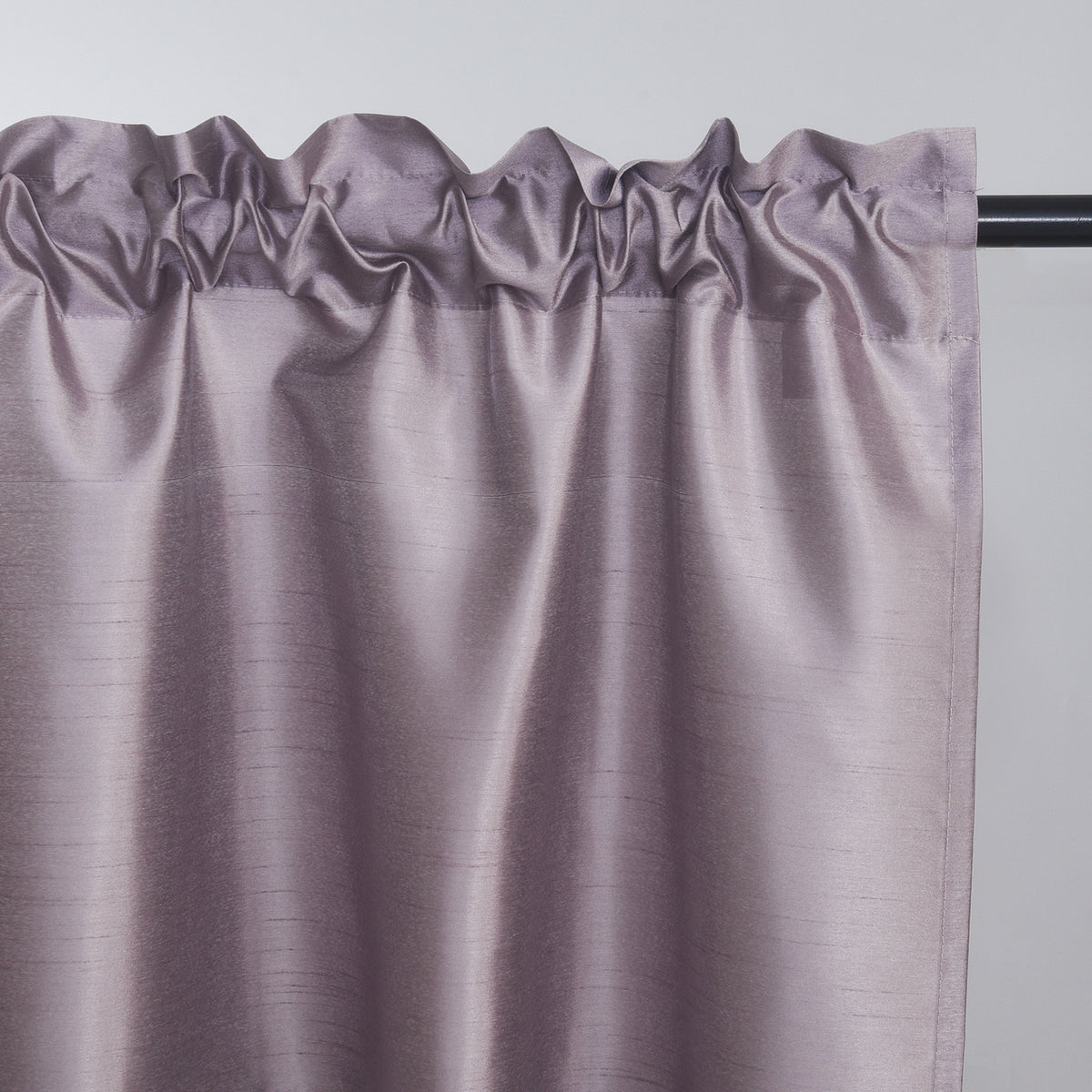 3 Panels Faux Silk Solid Color Sheer Kitchen Curtains Set Rod Pocket Design with 2 Tiers 26x36 inch Each and 1 Valance 52x14 inch for Kitchen Bathroom Privacy Drapes and curtains