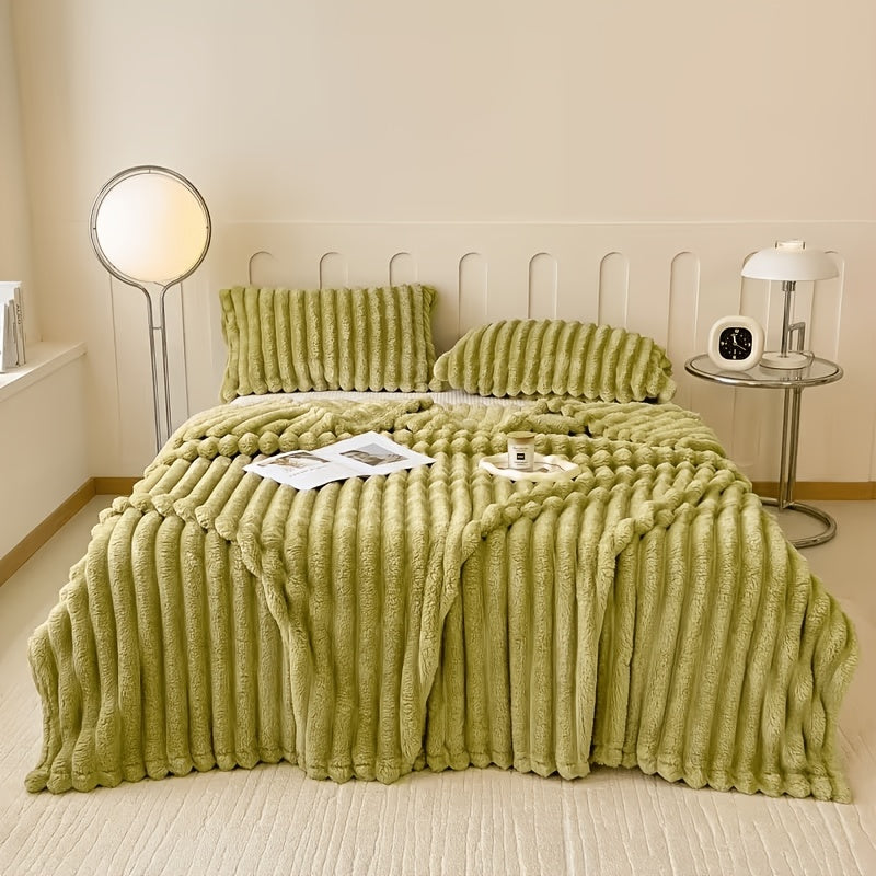 Opulent Imitation Rabbit Fur Blanket Ultra-Soft, Lightweight, Material Safety, Suitable for Children, Multi-Color, Ideal for Bed And Sofa, Travel, Camping, Home Bedroom Decor, Homegoods, Cozyvibes, Room, Best Gifts for Valentine'S Day