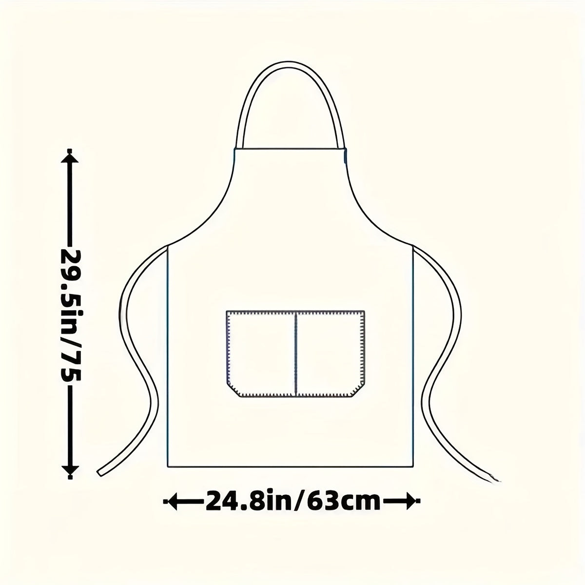 Adult Easy Purple Apron Wholesale- Unisex Chef Apron with 2 Pockets, Durable Polyester Canvas Material Suitable for Cooking, Baking, Restaurant, And Handicraft Making| Easy Cleaning Design