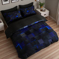 Digital Print Duvet Cover Set, 2 or 3-Piece Bedding with Pillowcases and No Filling in Twin Twin XL Full Queen and King with Five Color Options