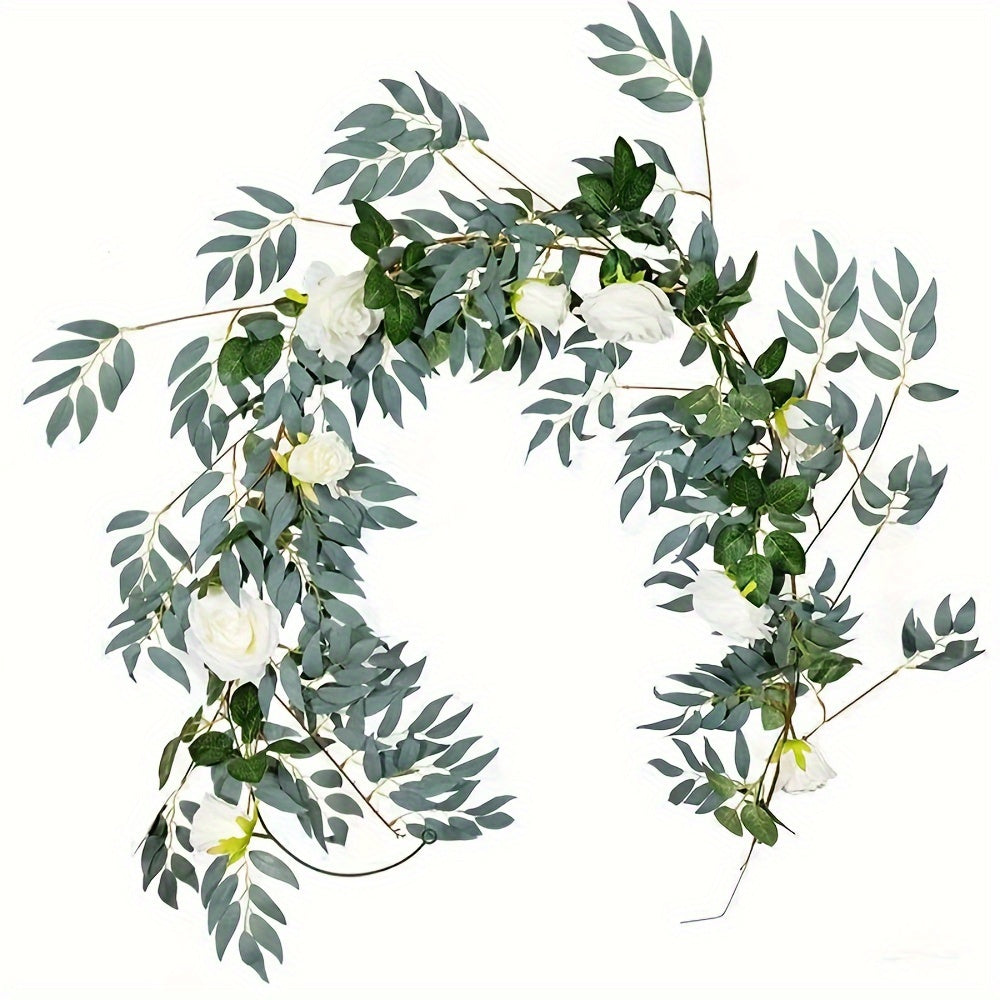 100pcs Real Touch Artificial Ivy Leaves - Durable Plastic Foliage with Realistic Wavy Leaves for Weddings, Home Decor, Mother’s Day Gifts, DIY Wreaths, Party & Outdoor Decorations, Ivy Vine Decoration, Lush Greenery, Longlasting Decor, Faux Greenery, Even