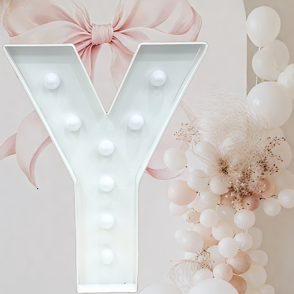 Warm White Lighted Letter Boards, 3FT GBC/MARRY ME//LOVE/HBD for Birthdays, Anniversaries & More Wall Pediments KT Board Marquee Letters Light