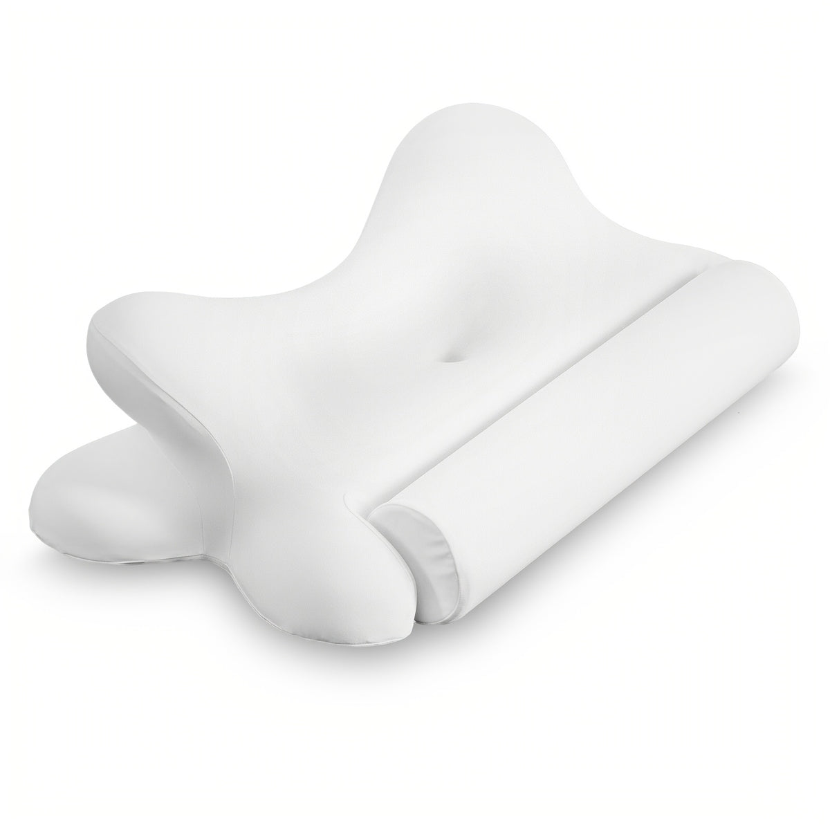 Cervical Memory Foam Pillow with Pillowcase, Ergonomic Contour Bed Pillow for Side Back and Stomach Sleepers, Home Bedroom and Guest Room Comfort