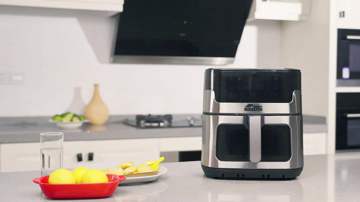 8.5QT/3.2QT Air Fryer, Upgraded Large Capacity Suitable For 5-6 People, Smart Touch Screen For Easy Operation With 8 Preset Functions, Non-stick Coating For Easy Cleaning, Kitchen Accessories, Toaster Oven, Deep Fryer, Air Fryers, Kitchen