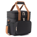 Expandable Lunch Cooler Bag, 14L Double Layer Insulated Food Tote with Adjustable Shoulder Strap and Carry Handles for Work, Office, Picnics and Beach