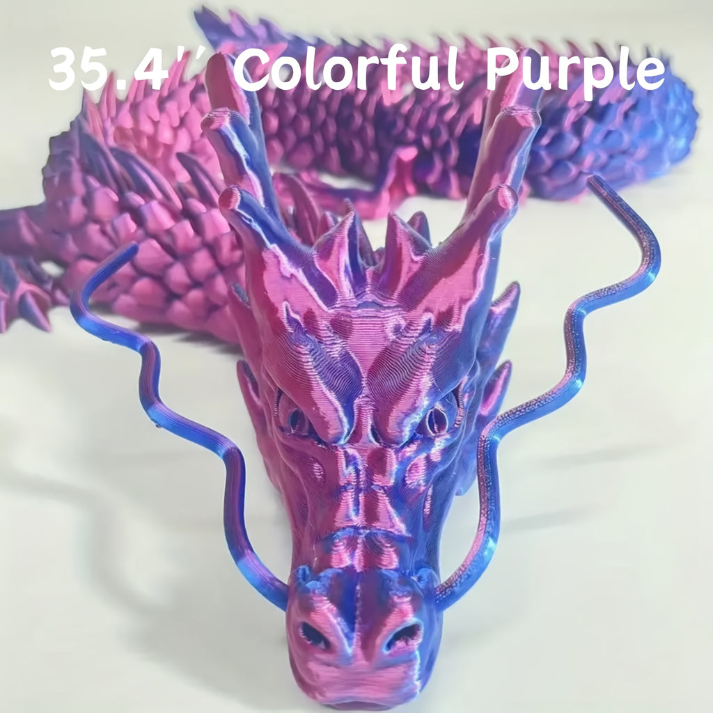 35.4-Inch Giant 3D Printed Chinese Collectible Sculpture Statue - Plastic Desktop Figure Suitable for Home/Office Decor, / Use, Plastic for Display, Gift for Collectors, Modern Chinese Piece