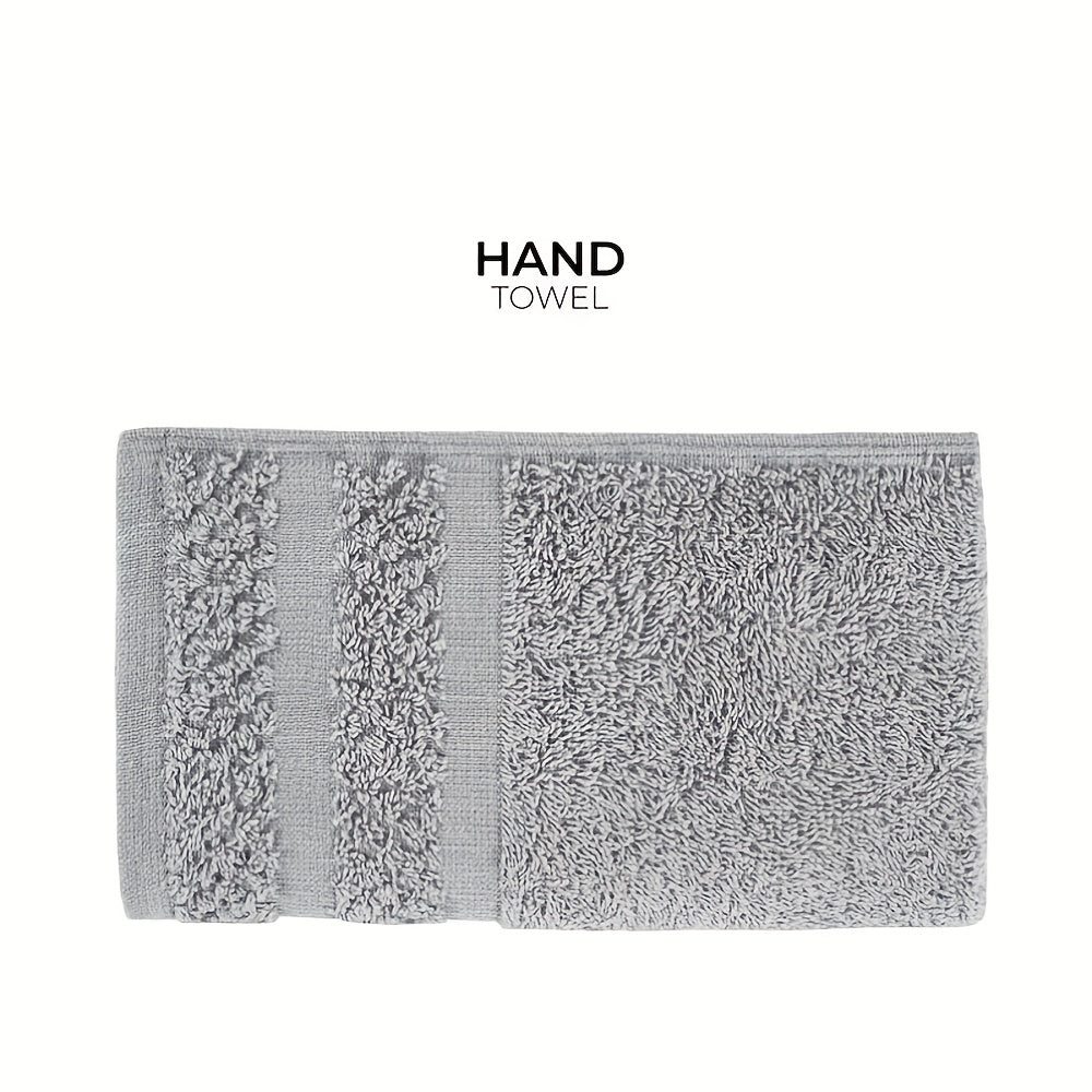 32pcs/16pcs/10pcs Bath Towel Set, 4pcs Bath Towels&2pcs Hand Towels&4pcs Washcloths, Solid Color, Cotton Towel, Absorbent, Quick-drying, Soft And Comfortable, Bathroom Supplies, Towels for Bathroom, Shower And Hotel