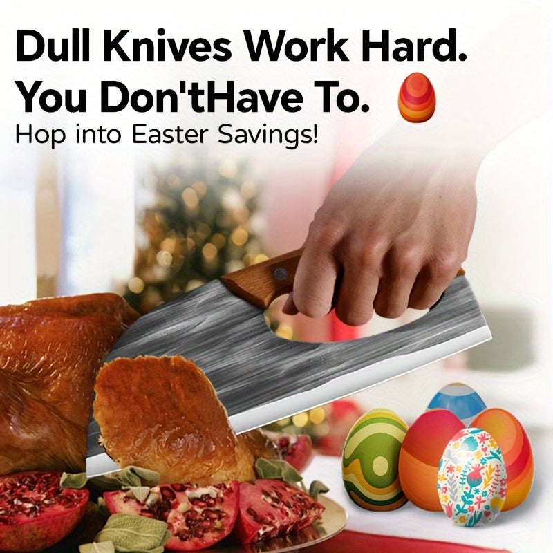 An Innovative Ergonomic Kitchen Knife Designed for Easy Cutting, Perfect for Cutting Meat, Vegetables, And Fruits, Providing an Excellent User Experience. This Is Definitely a Perfect Surprise Gift.