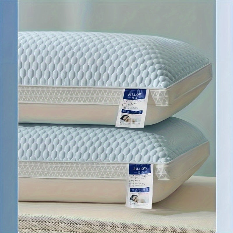 2pcs High-quality Sleep Pillows, Soft And Comfortable For Restful Sleep, Hotel-grade Pillows, Home Use Pillows, Neck Support Pillow Inserts For Student Dormitories