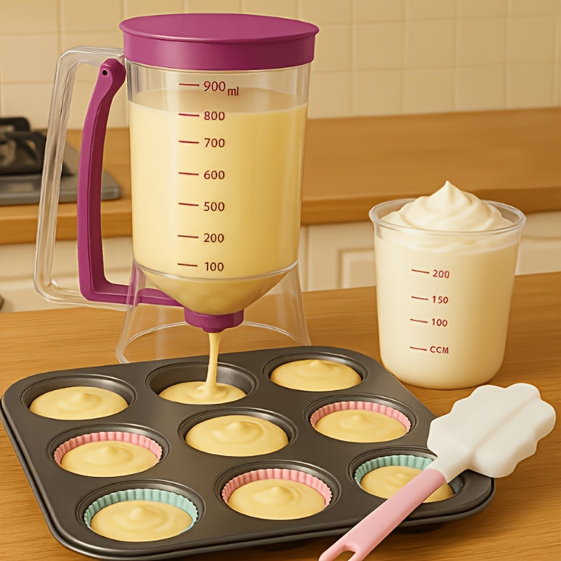 1pc Precision Pour Zero Error! Pancake Batter Dispenser, Suitable for All Baking Categories, Dedicated Pancake Batter Machine, Household Small Batter Machine, Pancake Batter Dispenser/Halloween/Christmas/Christmas Gift/Halloween Dinner Party