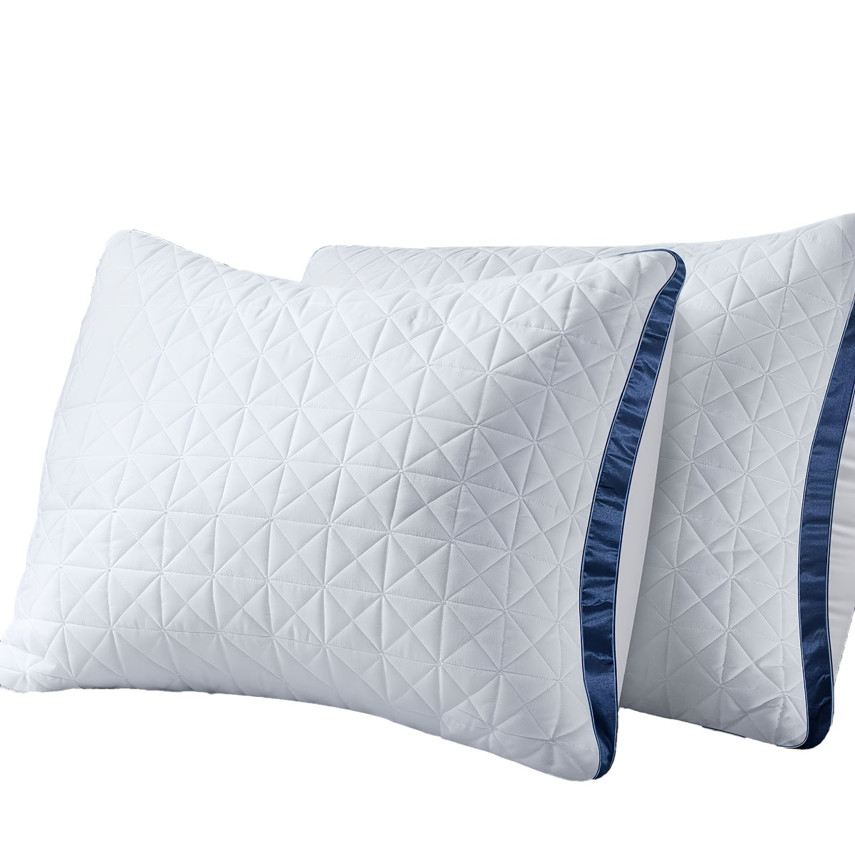 2/4pcs, Firm Supportive Sleep Pillow, Hotel-Grade Cool-to-the-Touch Feel, Filled with Premium Soft Fiber, Suitable for Back, Stomach, Or Side Sleeping Positions, Ideal Sleep Solution, Valentine's Day Gift, Presidents' Day