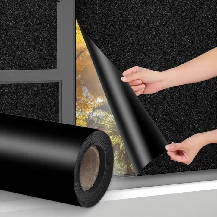 1 Roll Privacy Window Film, Frosted Glass Film, Protection, Heat Insulation, Anti-Glare, Static Cling, Removable Adhesive, Opaque Window Decoration, Suitable for Day And Night Protection, for Home, Office, Bathroom Window Stickers