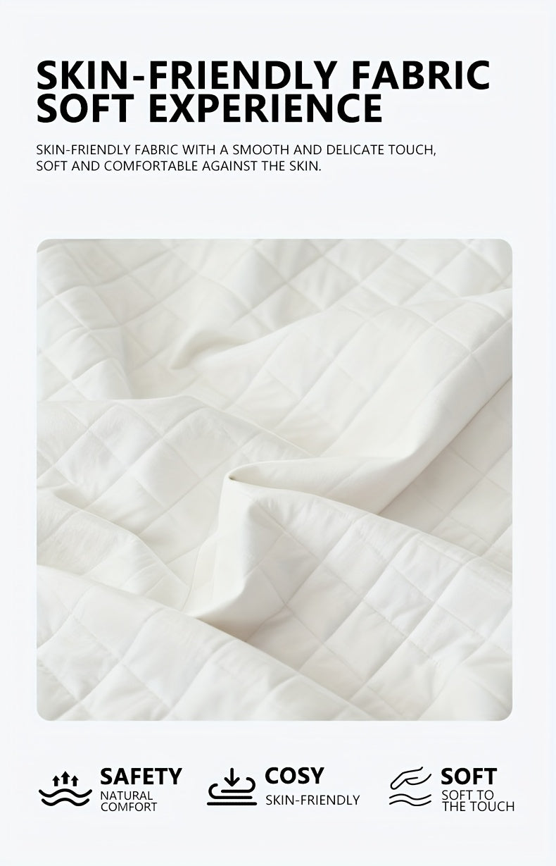 Mattress Protector Twin Full Queen King Set, 2 Deep Pocket Non-Slip Bed Covers with One Selected Color and One Random Color for Home Bedding