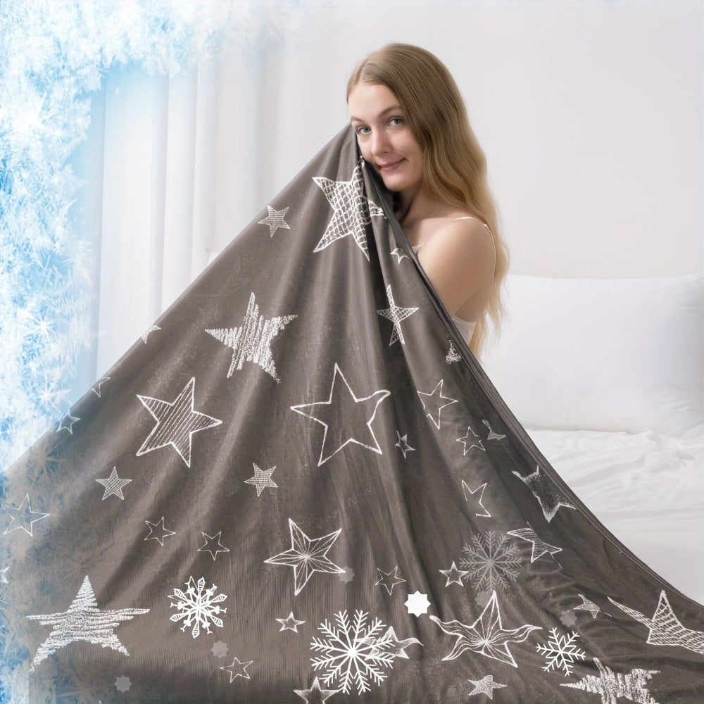 Cooling Blanket for Hot Sleepers, Lightweight Breathable Summer Blanket, Soft Cool-Touch Fabric, Machine Washable Bed & Sofa Blanket for Bedroom, Guest Room, Home Office, Travel And Everyday Indoor Use