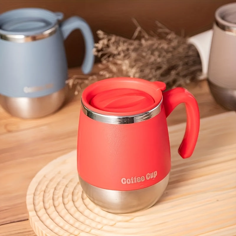 16.91oz Stainless Steel Insulated Coffee Mug with Lid, Double-walled Vacuum Insulated, Suitable for Hot And Cold Drinks, Ideal for Home, Outdoor, Camping, Birthdays, Holidays, Thanksgiving, Christmas, And Halloween Gifts.
