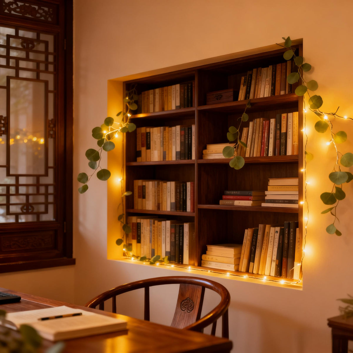 3pcs 78.74 Inches 20-LED Eucalyptus Leaf String Lights, Realistic Artificial Eucalyptus Leaf Wreath String Lights, Valentine's Day, Easter, Dinner Party Decorations, 20 LED Battery Powered (AA Batteries Not Included)