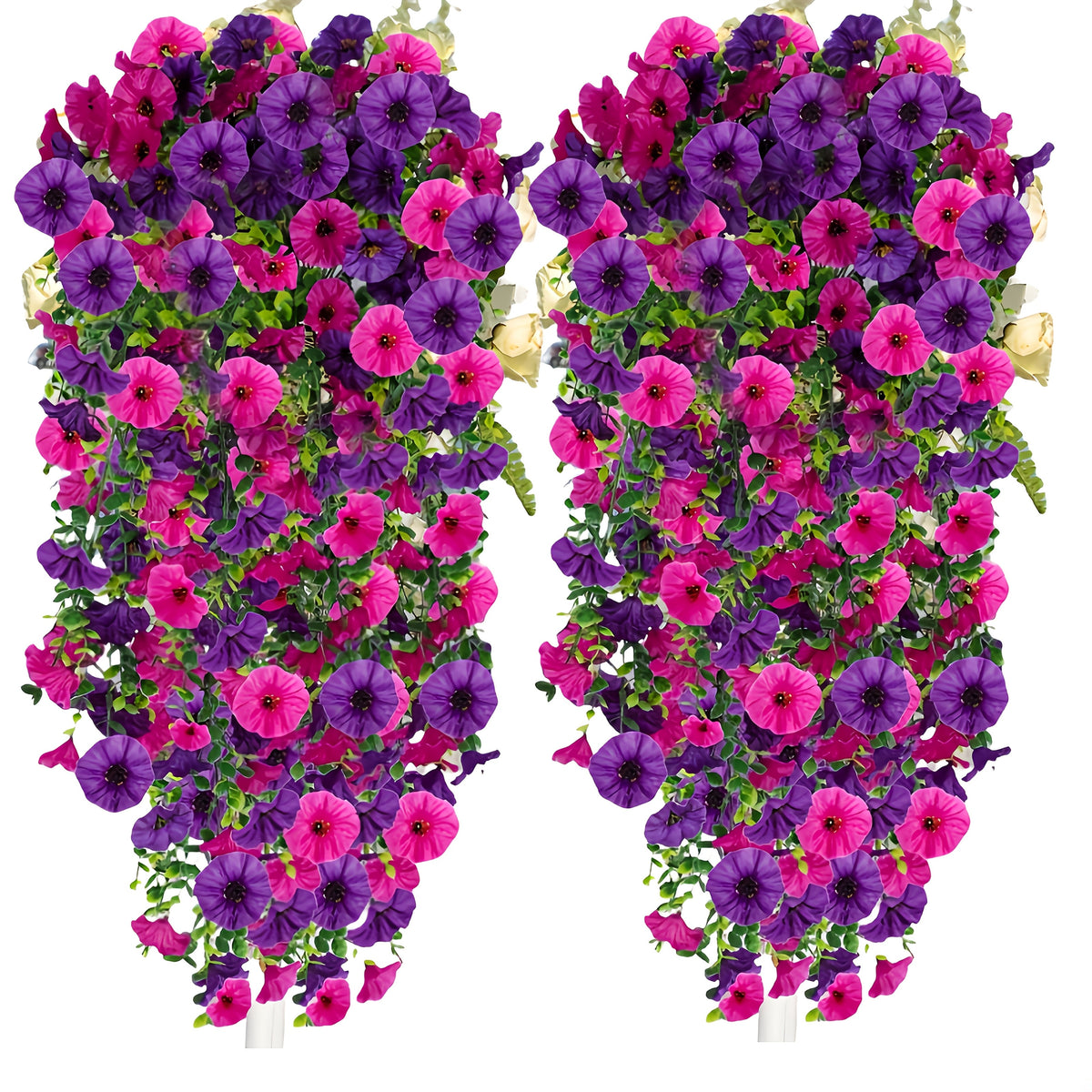 6pcs of Realistic Hanging Plants - Suitable for Outdoor and Indoor Decoration, No Need to Tie, Festive Decorative Vine Home Furnishings, Fake Green Plants, Suitable for Home Decoration, Weddings, Graduation Season, Flower Display