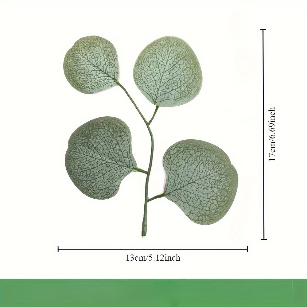 100pcs Real Touch Artificial Ivy Leaves - Durable Plastic Foliage with Realistic Wavy Leaves for Weddings, Home Decor, Mother’s Day Gifts, DIY Wreaths, Party & Outdoor Decorations, Ivy Vine Decoration, Lush Greenery, Longlasting Decor, Faux Greenery, Even