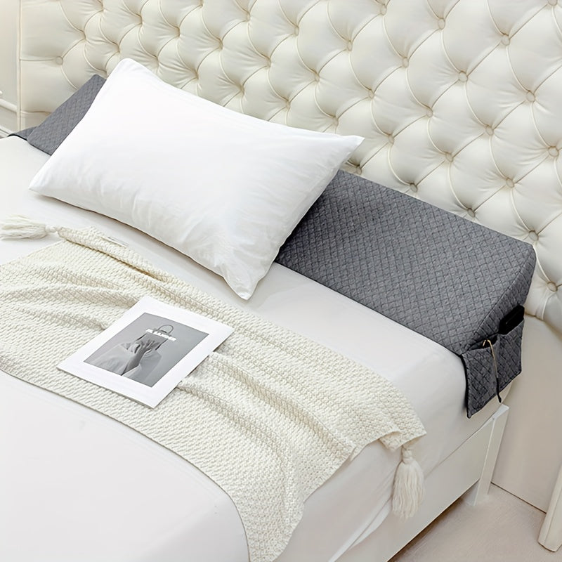 Bed Wedge Pillow - Bed Gap Filler Mattress Wedge Headboard Pillow Close The Gap 0-7" Between Your Headboard And Mattress Or Wall for Sleeping Backrest Pillow