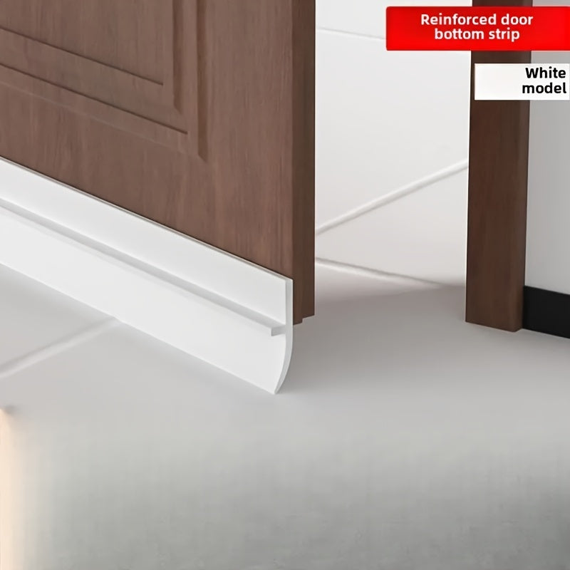 Weatherproof Door Bottom Seal - Thickened Anti-theft, Soundproof and Waterproof Self-adhesive Glass and Wood Door Seals, Home Decorating Weatherproof Insulation, Sealant Waterproofing