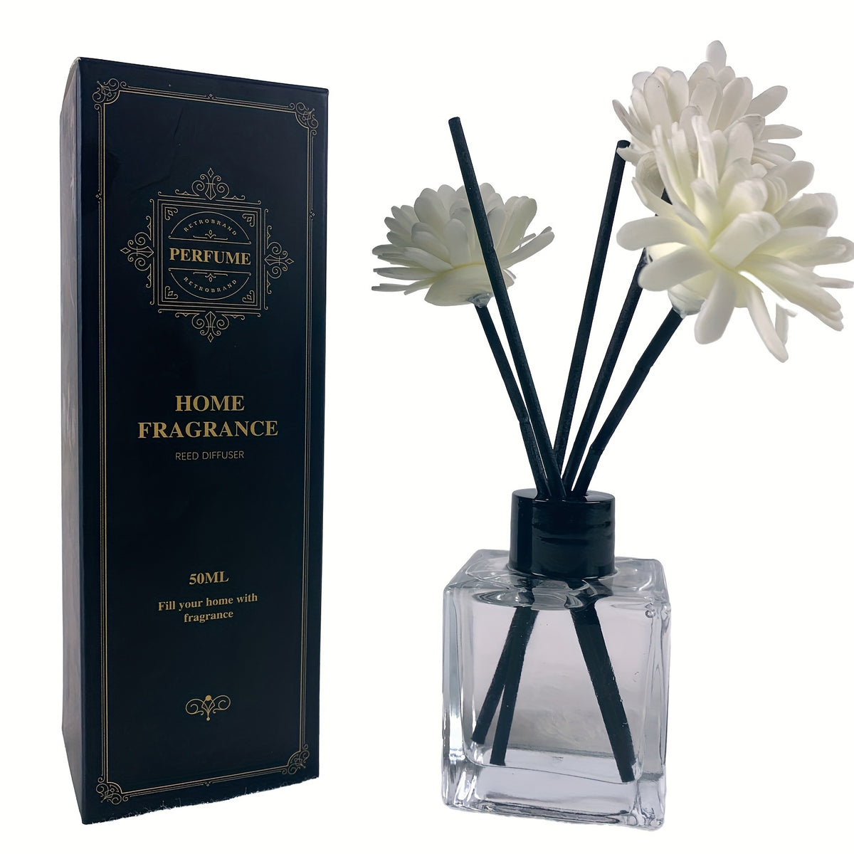 1pc/set 50ml/ 1.69oz Reed Diffuser Set - Elegant Aromatherapy with Long-Lasting Fragrance, Ideal for Bedroom, Living Room, Study - Sophisticated Home Decor Gift, AIR FUSION Diffuser Stick Home Fragrance Light Aroma Scented Home Essential Oil