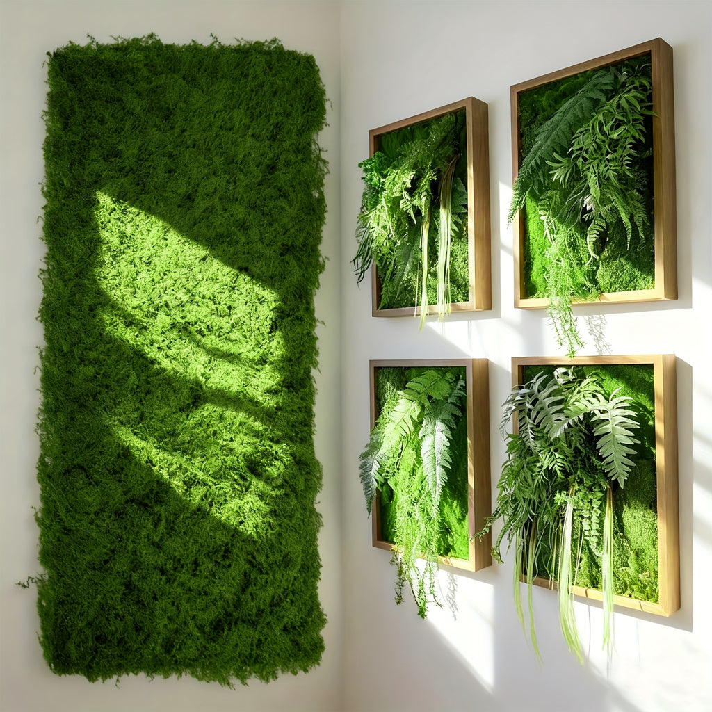 39.37X78.74inch/19.69X39.37inch Artificial Moss Blanket, Artificial Moss, Home Decoration Moss Mat, Easy to Cut, Suitable for Garden, Party, Christmas, Decoration, Fish Tank Landscape, Etc