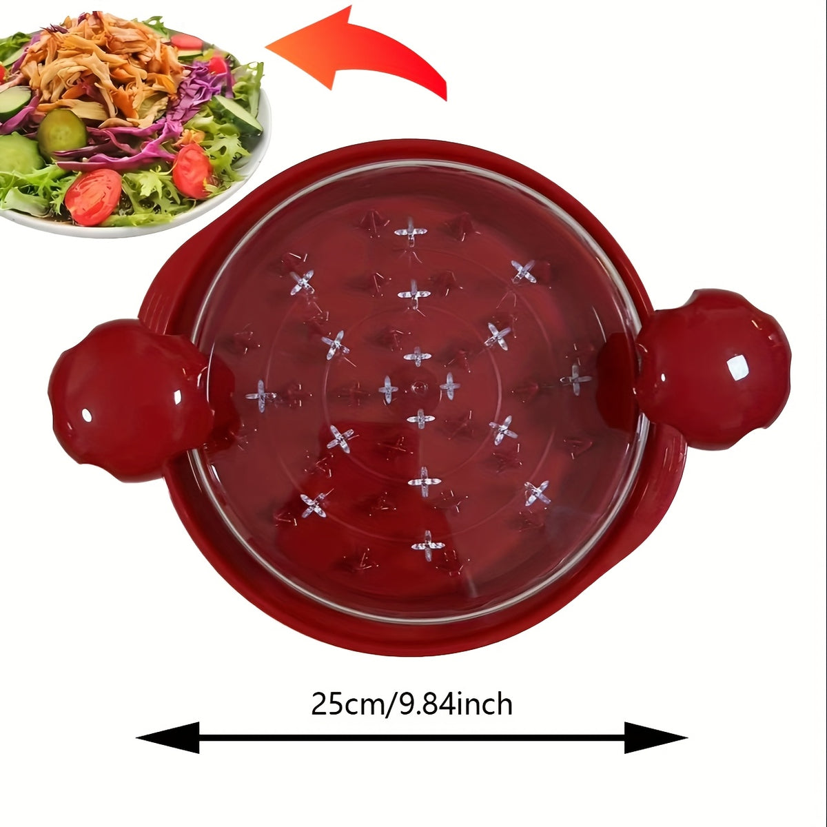 Heavy-Duty Manual Meat Shredder with Ergonomic Dual Handles & Anti-Slip Base - BPA-Free Large Chicken Breast Shredder Tool, Transparent Safety Cover - for BBQ, Sandwiches, Stir-Fries - Easy-Clean Kitchen Gadget, Bbq Essentials, Versatile Kitchenware, Dura