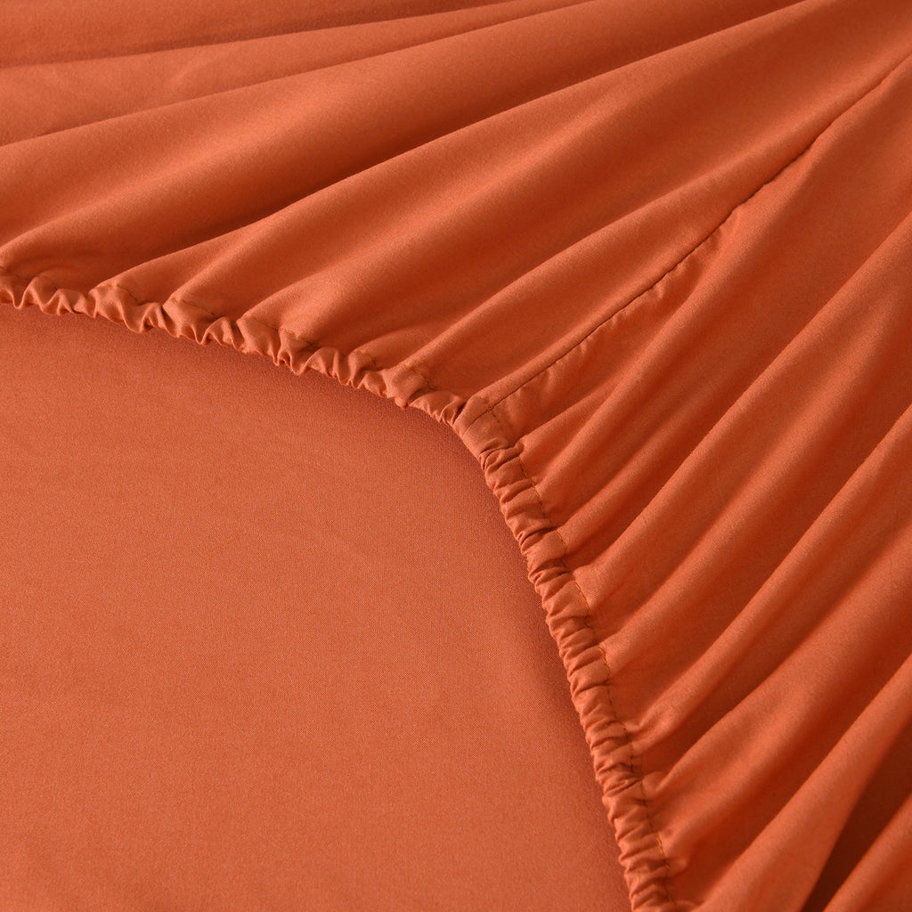 Hotel Grade 6 Piece Breathable Sheets Set 18" Deep Pockets - Easy Fit Twin Full Queen King Bed Sheets & Pillowcases, Microfiber, 100 GSM, All-Season Comfort, Machine Washable, Solid Color Bedding Accessories, Smooth Texture, Microfiber Fabric