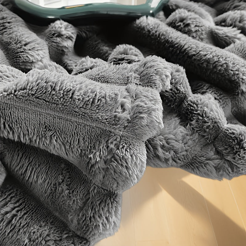 Opulent Imitation Rabbit Fur Blanket Ultra-Soft, Lightweight, Material Safety, Suitable for Children, Multi-Color, Ideal for Bed And Sofa, Travel, Camping, Home Bedroom Decor, Homegoods, Cozyvibes, Room, Best Gifts for Valentine'S Day