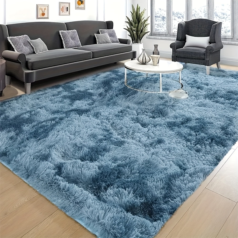 1pc Of Ultra Soft And Thick Fluffy Living Room Carpet, Non Slip, Soft, Comfortable, Fashionable, High-end, Available In Various Sizes And Colors. The Carpet Can Be Used for Bedroom, Dining Room, Living Room, And Office Decoration, Home Decoration