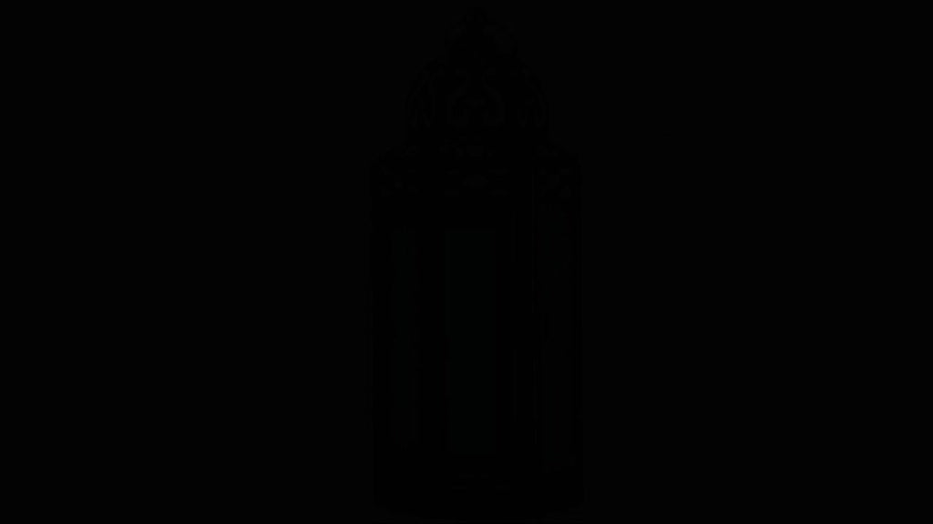 Decorative Moroccan Candle Lantern Holder, Medium, 10.5" Tall