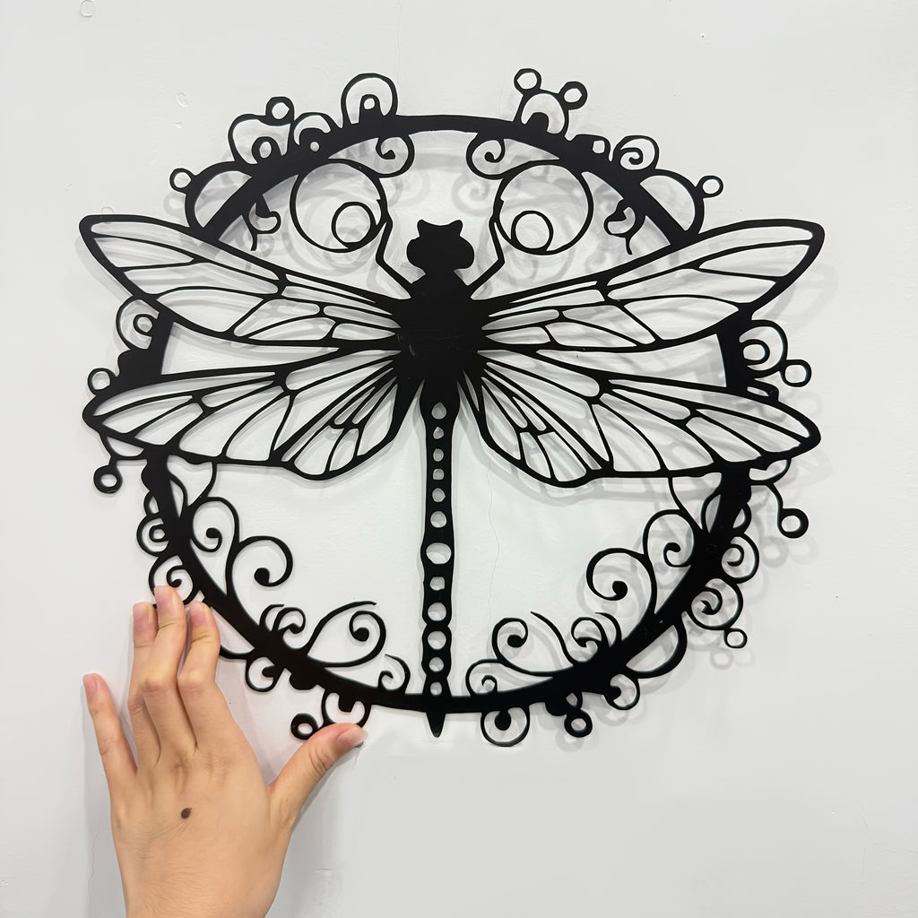 Dragonfly Metal Wall, Garden Decoration Dragonfly Sign, Garden Decor for Outside Dragonfly Yard Decoration, Terrace Dragonfly Art, Nature Wall Decoration, Dragonfly Gift, Gift for Mom